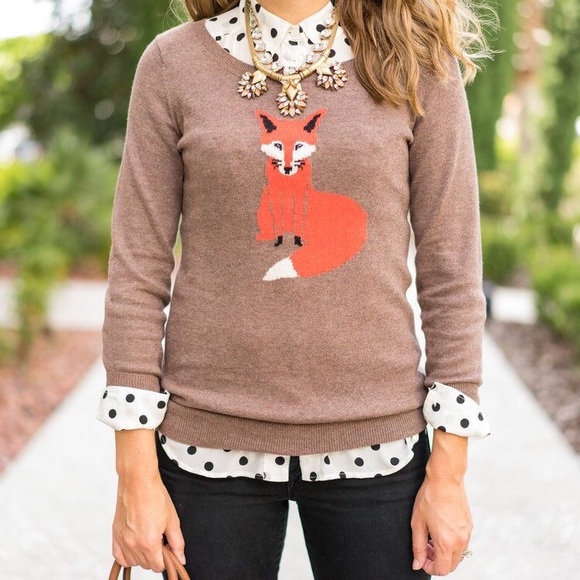 Pullover Fox Sweater